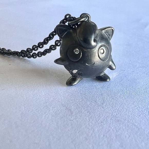 Tiffany & Co Jigglypuff Pokémon Pendant in Oxidized Silver with Diamonds - Picture 12 of 12